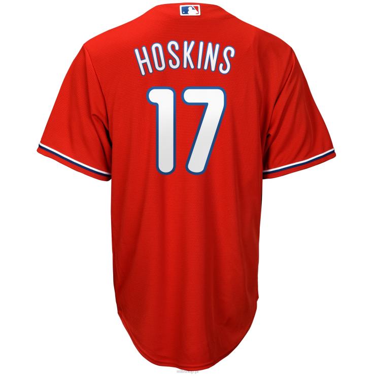 philadelphia phillies rhys hoskins czerwona replika dużej i wysokiej koszulki gracza mężczyźni 0J02V831 MLB Jerseys