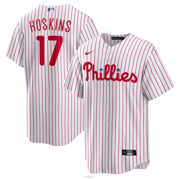 philadelphia phillies rhys hoskins nike biała replika domowej koszulki z nazwiskiem gracza mężczyźni 0J02V765 MLB Jerseys