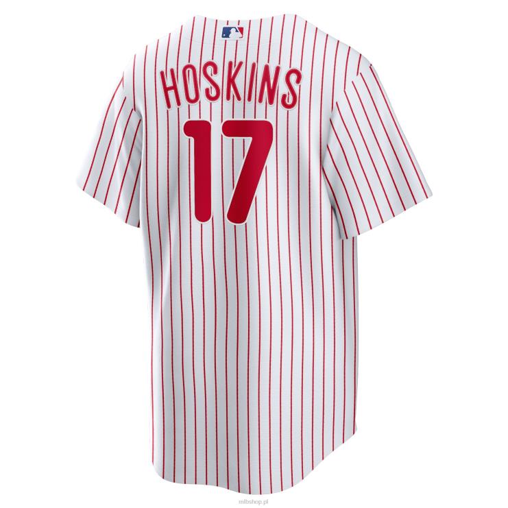 philadelphia phillies rhys hoskins nike biała replika domowej koszulki z nazwiskiem gracza mężczyźni 0J02V765 MLB Jerseys
