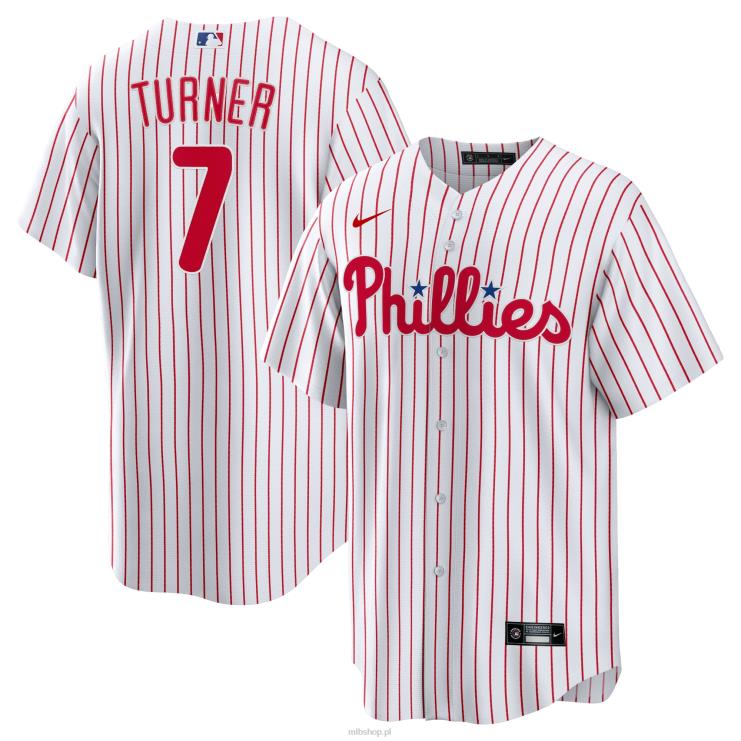 philadelphia phillies trea turner nike biała replika domowej koszulki gracza mężczyźni 0J02V371 MLB Jerseys