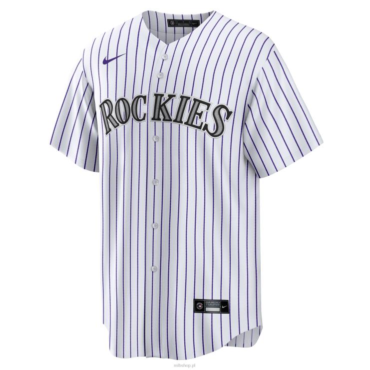 biała replika domowej koszulki nike colorado rockies mężczyźni 0J02V1050 MLB Jerseys