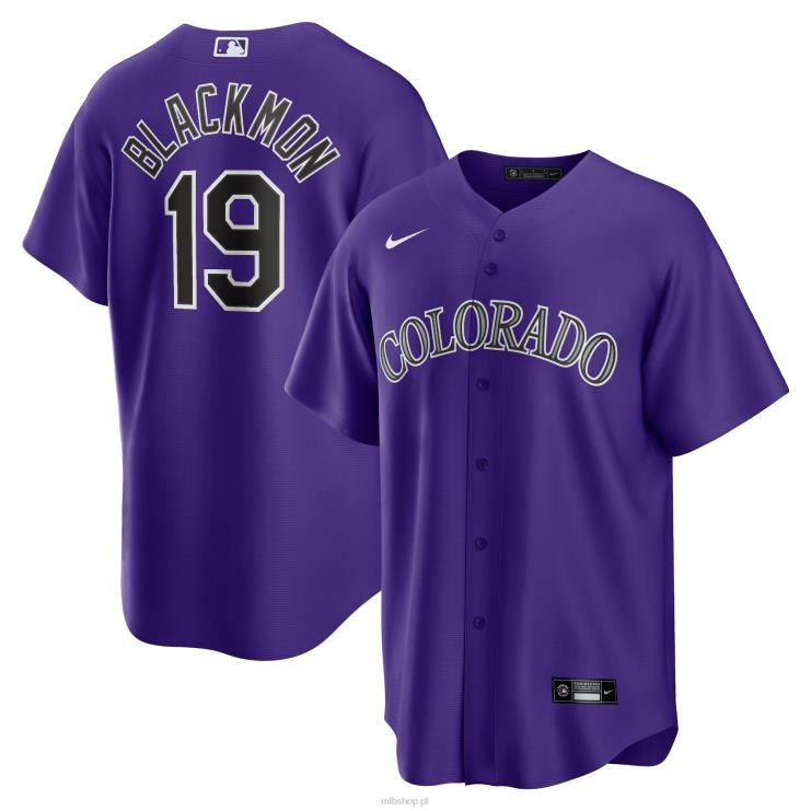 kolorado rockies charlie blackmon nike fioletowa alternatywna replika koszulki z nazwiskiem gracza mężczyźni 0J02V291 MLB Jerseys