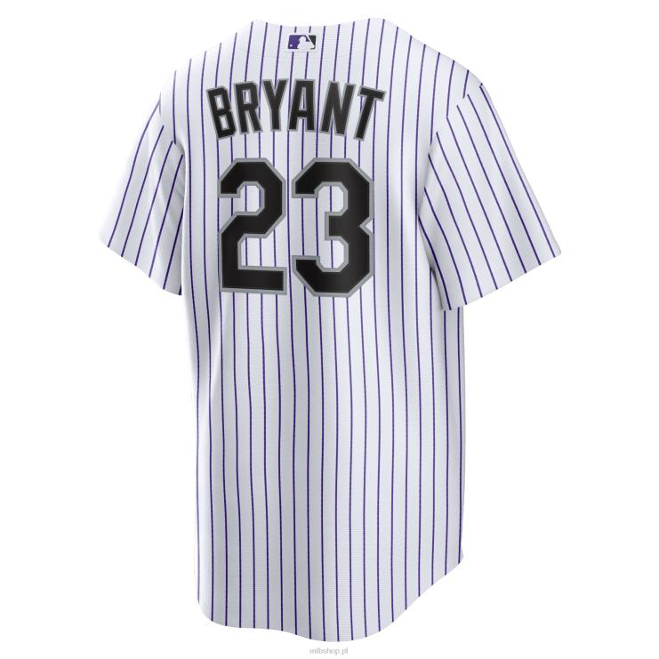 kolorado rockies kris bryant nike biało-fioletowa replika koszulki gracza mężczyźni 0J02V435 MLB Jerseys