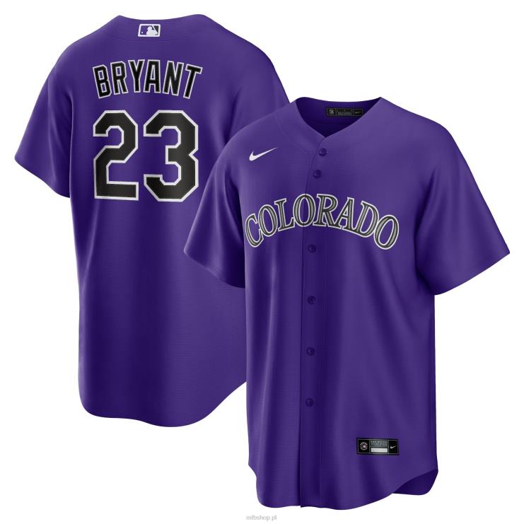 kolorado rockies kris bryant nike fioletowa replika alternatywnej koszulki gracza mężczyźni 0J02V436 MLB Jerseys