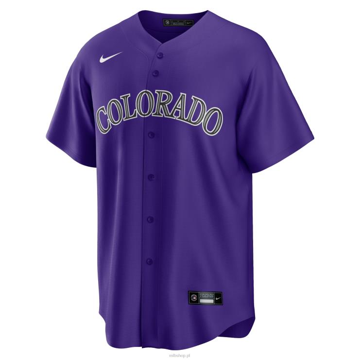 kolorado rockies kris bryant nike fioletowa replika alternatywnej koszulki gracza mężczyźni 0J02V436 MLB Jerseys