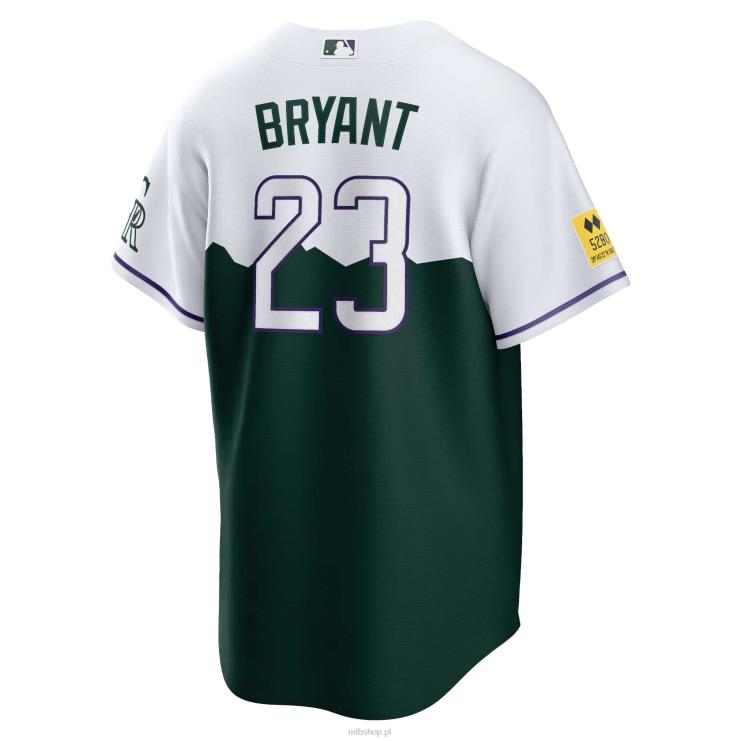 kolorado rockies kris bryant nike zielona replika koszulki gracza 2022 city connect mężczyźni 0J02V668 MLB Jerseys
