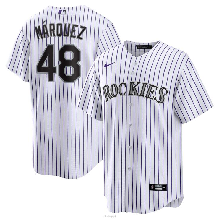 kolorado rockies niemiec marquez nike biała replika domowej koszulki gracza mężczyźni 0J02V1600 MLB Jerseys
