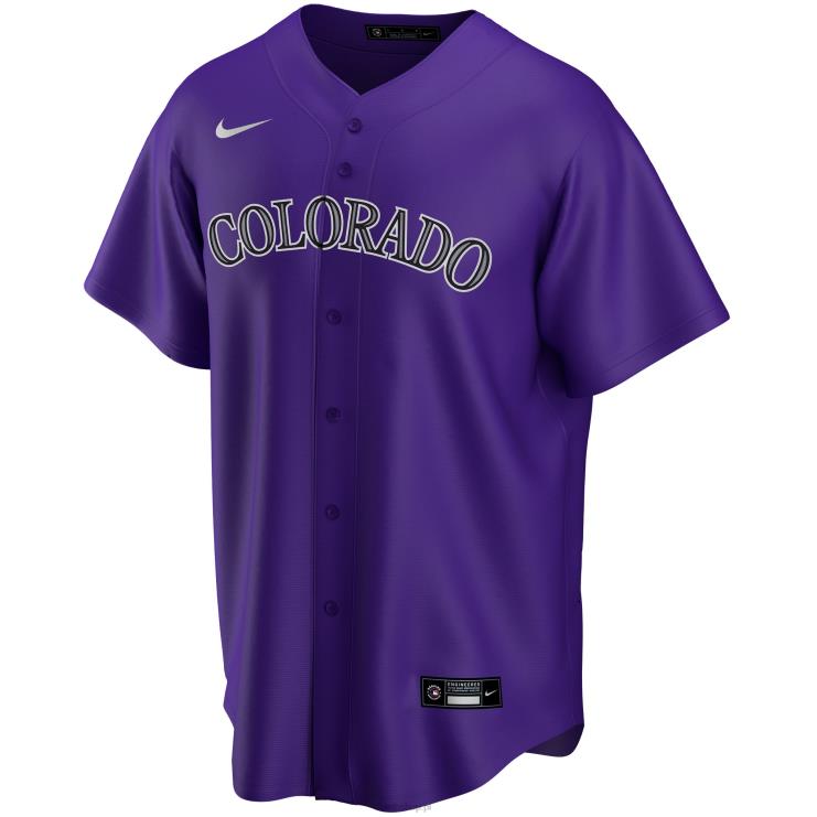 kolorado rockies nike fioletowa alternatywna replika niestandardowej koszulki mężczyźni 0J02V878 MLB Jerseys