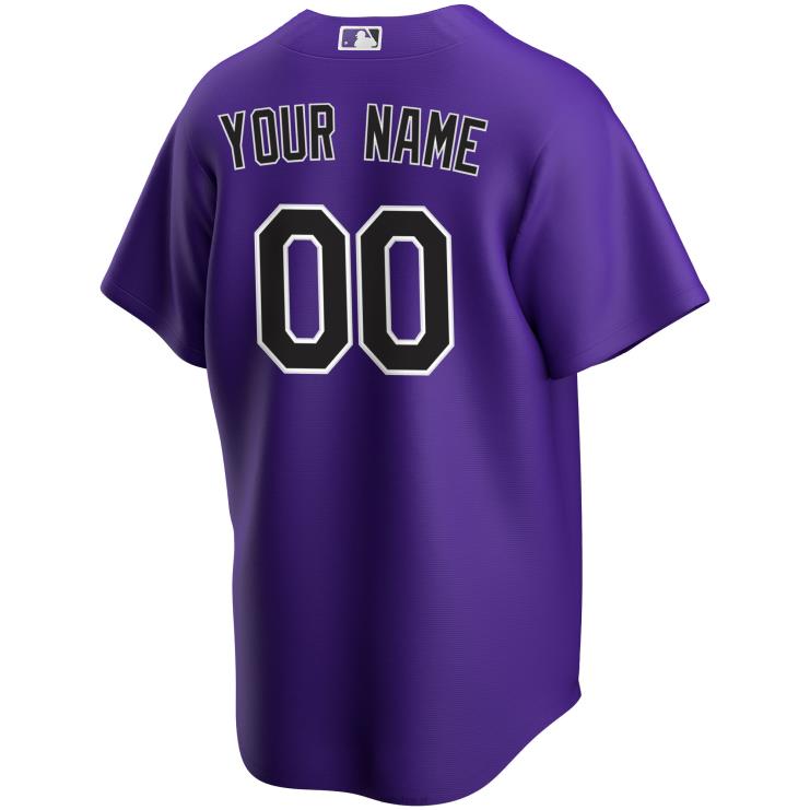 kolorado rockies nike fioletowa alternatywna replika niestandardowej koszulki mężczyźni 0J02V878 MLB Jerseys