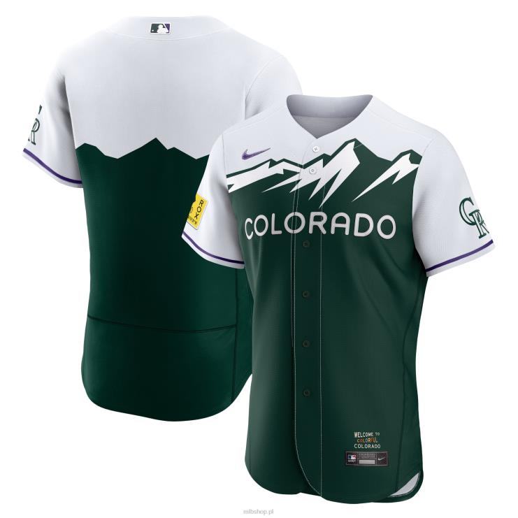 kolorado rockies nike green 2022 city connect autentyczna koszulka drużynowa mężczyźni 0J02V1622 MLB Jerseys