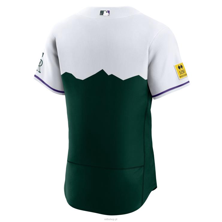 kolorado rockies nike green 2022 city connect autentyczna koszulka drużynowa mężczyźni 0J02V1622 MLB Jerseys