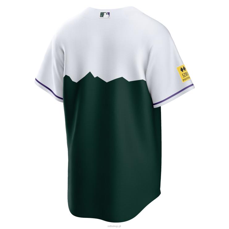 replika koszulki drużyny colorado rockies nike green city connect mężczyźni 0J02V1327 MLB Jerseys