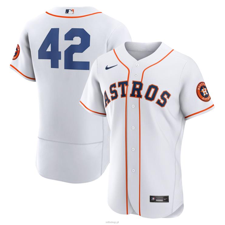 biała autentyczna koszulka houston astros nike 2023 jackie robinson day mężczyźni 0J02V1434 MLB Jerseys