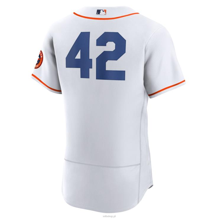 biała autentyczna koszulka houston astros nike 2023 jackie robinson day mężczyźni 0J02V1434 MLB Jerseys