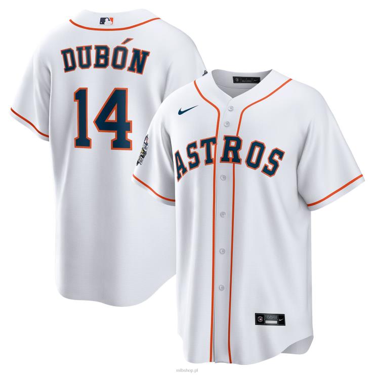 biała domowa replika koszulki houston astros mauricio dubon nike mężczyźni 0J02V1630 MLB Jerseys