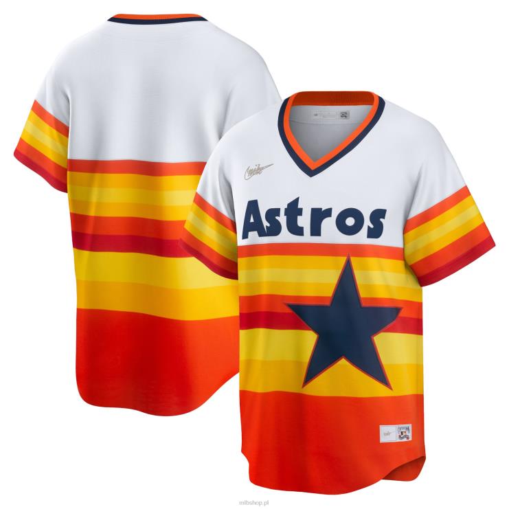 biała koszulka drużyny houston astros nike z kolekcji cooperstown mężczyźni 0J02V943 MLB Jerseys