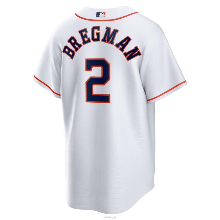 houston astros alex bregman nike biała domowa replika koszulki z nazwiskiem gracza mężczyźni 0J02V180 MLB Jerseys