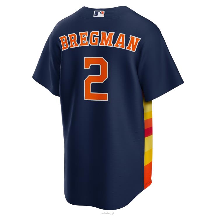 houston astros alex bregman nike granatowa alternatywna replika koszulki z nazwiskiem gracza mężczyźni 0J02V181 MLB Jerseys