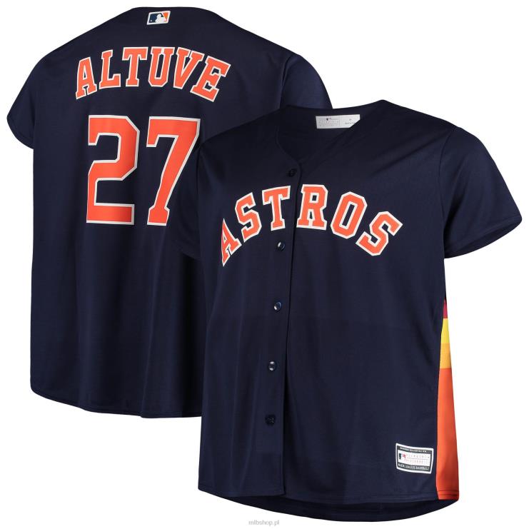 houston astros jose altuve majestatyczna granatowa replika dużej i wysokiej koszulki gracza mężczyźni 0J02V577 MLB Jerseys