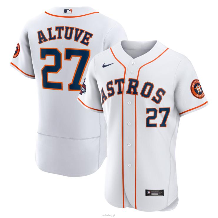 houston astros jose altuve nike biała autentyczna koszulka domowa mistrzów świata 2022 mężczyźni 0J02V1244 MLB Jerseys