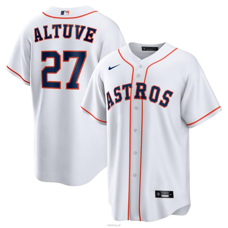 houston astros jose altuve nike biała replika domowej koszulki z nazwiskiem gracza mężczyźni 0J02V294 MLB Jerseys