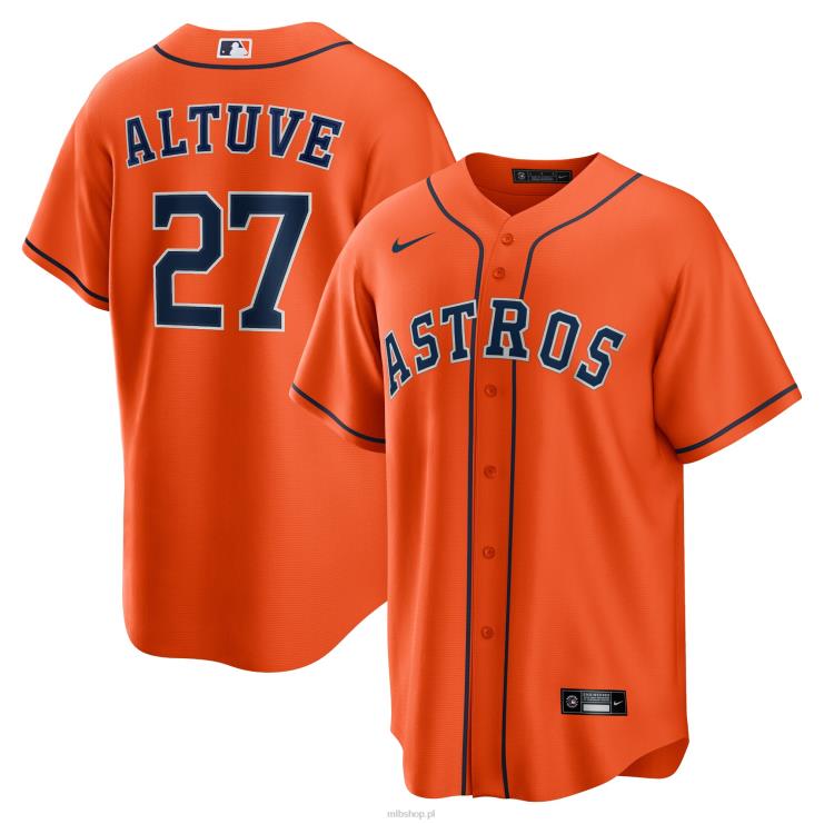 houston astros jose altuve nike pomarańczowa alternatywna replika koszulki z nazwiskiem gracza mężczyźni 0J02V295 MLB Jerseys