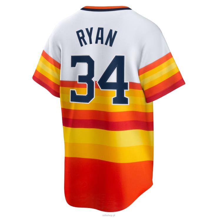 houston astros nolan ryan nike biała domowa koszulka gracza z kolekcji cooperstown mężczyźni 0J02V1275 MLB Jerseys