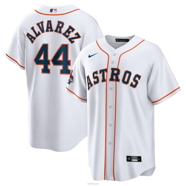 houston astros yordan alvarez nike biała replika koszulki domowej mistrzów serii świata 2022 mężczyźni 0J02V1289 MLB Jerseys
