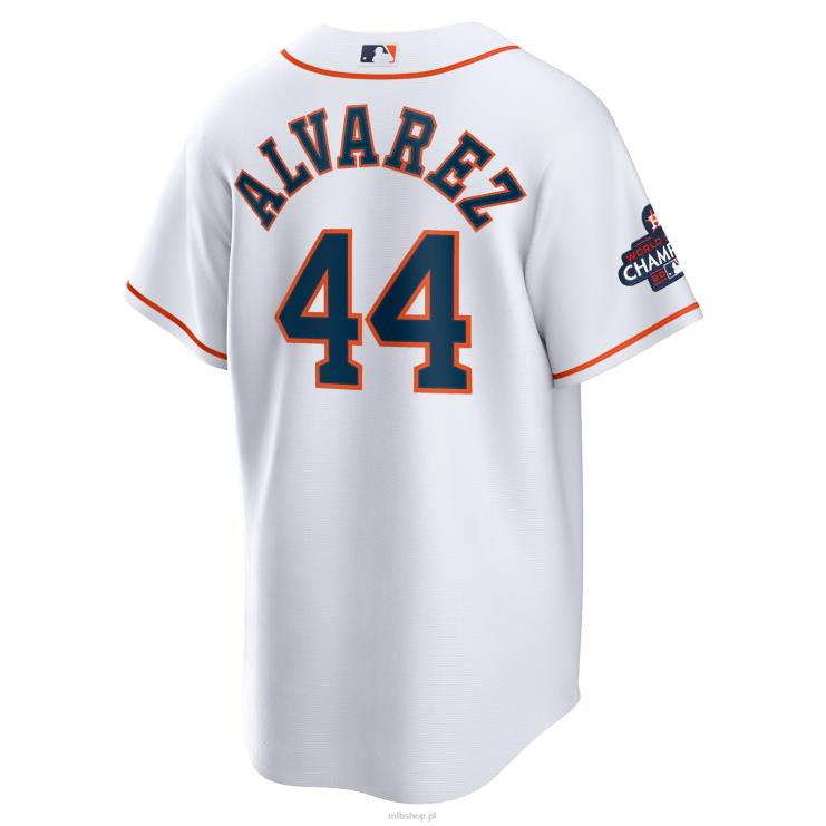 houston astros yordan alvarez nike biała replika koszulki domowej mistrzów serii świata 2022 mężczyźni 0J02V1289 MLB Jerseys