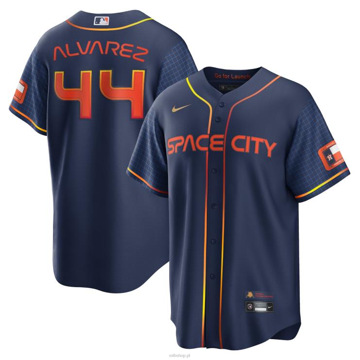 houston astros yordan alvarez nike granatowa 2022 city connect replika koszulki gracza mężczyźni 0J02V133 MLB Jerseys