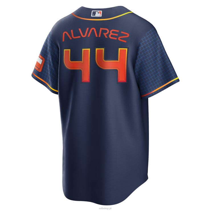 houston astros yordan alvarez nike granatowa 2022 city connect replika koszulki gracza mężczyźni 0J02V133 MLB Jerseys