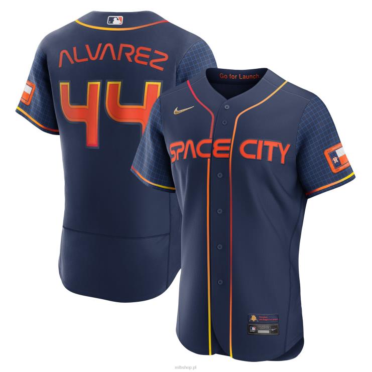 houston astros yordan alvarez nike marynarka wojenna 2022 city connect autentyczna koszulka gracza mężczyźni 0J02V1009 MLB Jerseys