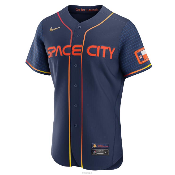 houston astros yordan alvarez nike marynarka wojenna 2022 city connect autentyczna koszulka gracza mężczyźni 0J02V1009 MLB Jerseys