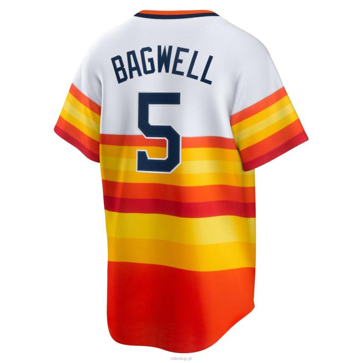 koszulka houston astros jeff bagwell nike biała domowa kolekcja cooperstown mężczyźni 0J02V521 MLB Jerseys