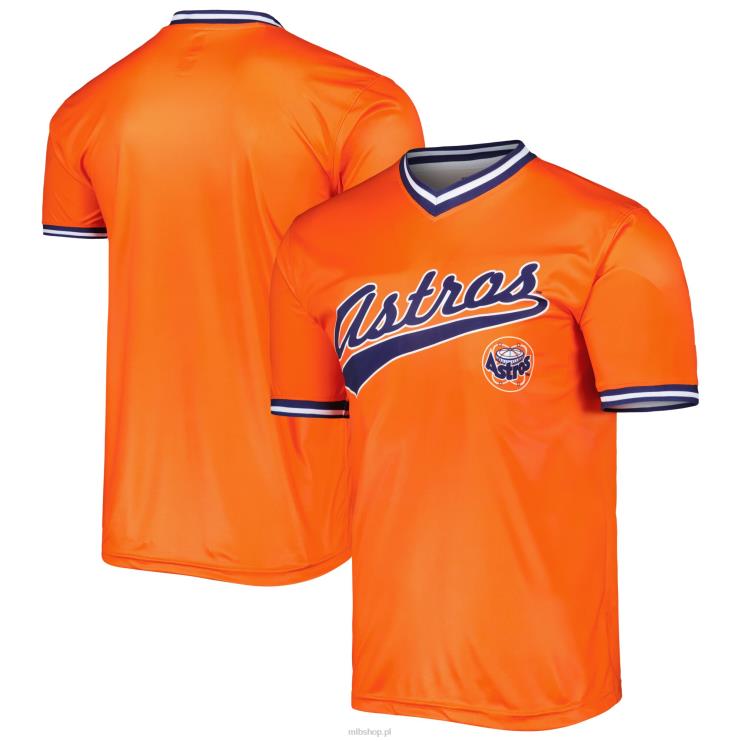 koszulka houston astros pomarańczowa koszulka zespołu z kolekcji cooperstown mężczyźni 0J02V490 MLB Jerseys
