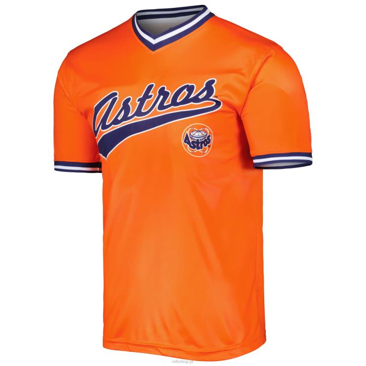 koszulka houston astros pomarańczowa koszulka zespołu z kolekcji cooperstown mężczyźni 0J02V490 MLB Jerseys