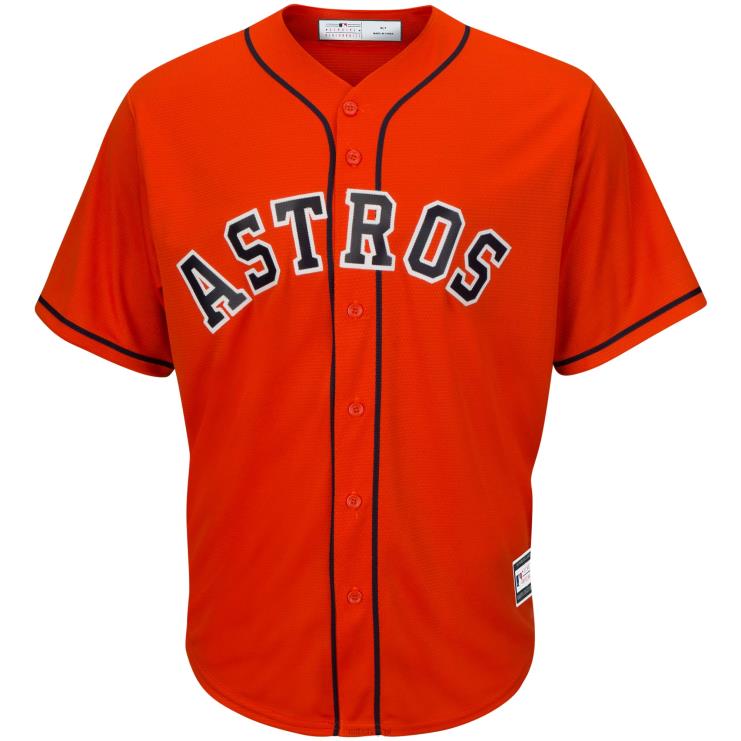 pomarańczowa replika dużej i wysokiej koszulki houston astros mężczyźni 0J02V840 MLB Jerseys