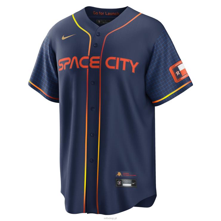 replika koszulki gracza houston astros jose altuve nike granatowa 2022 city connect mężczyźni 0J02V32 MLB Jerseys