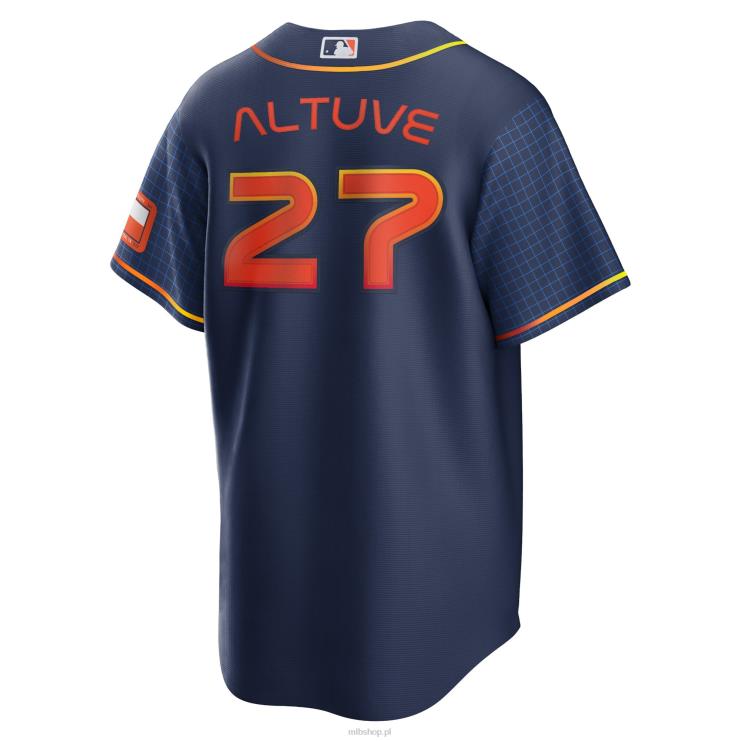 replika koszulki gracza houston astros jose altuve nike granatowa 2022 city connect mężczyźni 0J02V32 MLB Jerseys