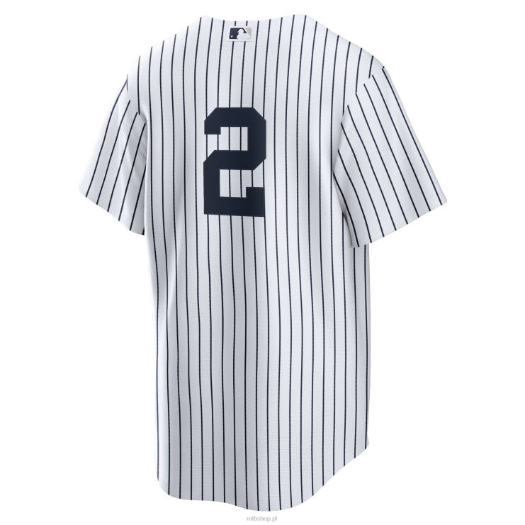Biało-granatowa replika koszulki Nike New York Yankees Derek Jeter mężczyźni 0J02V128 MLB Jerseys