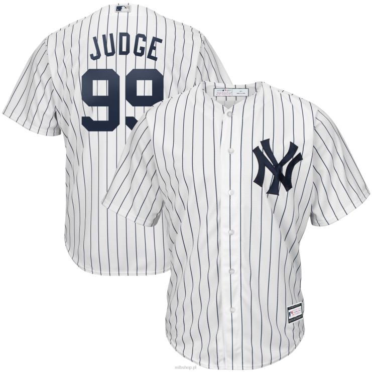 New York Yankees Aaron Judge biała replika dużej i wysokiej koszulki gracza mężczyźni 0J02V494 MLB Jerseys