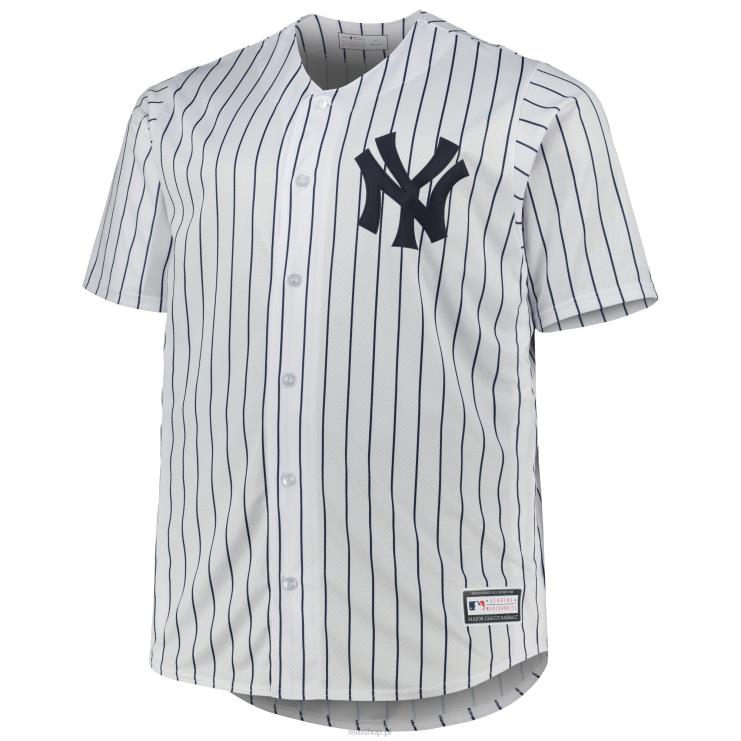 New York Yankees Anthony Rizzo biała replika dużej i wysokiej koszulki gracza mężczyźni 0J02V1177 MLB Jerseys