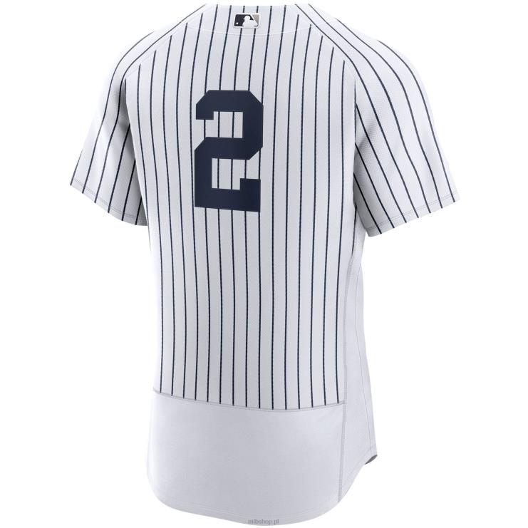 New York Yankees Derek Jeter Nike Biało-granatowa domowa autentyczna koszulka gracza mężczyźni 0J02V485 MLB Jerseys
