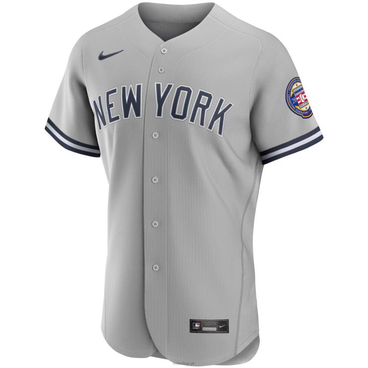 New York Yankees Derek Jeter Nike Grey 2020 Hall of Fame Induction Road Autentyczna koszulka gracza mężczyźni 0J02V545 MLB Jerseys