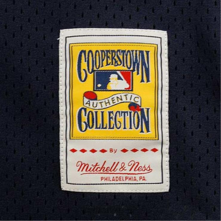 New York Yankees Don Mattingly Mitchell & Ness Navy 1995 Autentyczna kolekcja Cooperstown Siatkowa koszulka treningowa mrugnięcia mężczyźni 0J02V534 MLB Jerseys