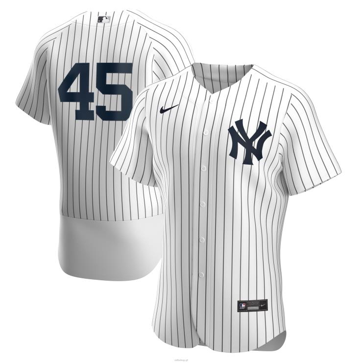 New York Yankees Gerrit Cole Nike Biała autentyczna koszulka domowa gracza mężczyźni 0J02V1105 MLB Jerseys
