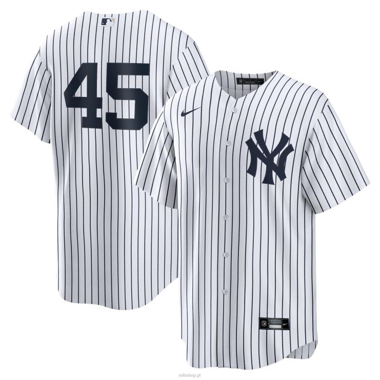 New York Yankees Gerrit Cole Nike Biała replika domowej koszulki z nazwiskiem gracza mężczyźni 0J02V298 MLB Jerseys