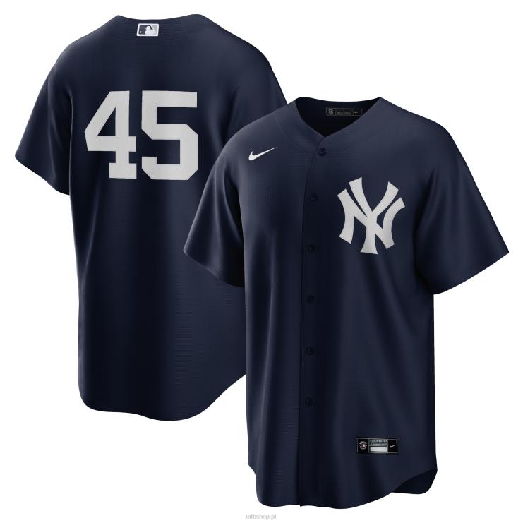 New York Yankees Gerrit Cole Nike Granatowa replika alternatywnej koszulki z nazwiskiem gracza mężczyźni 0J02V300 MLB Jerseys