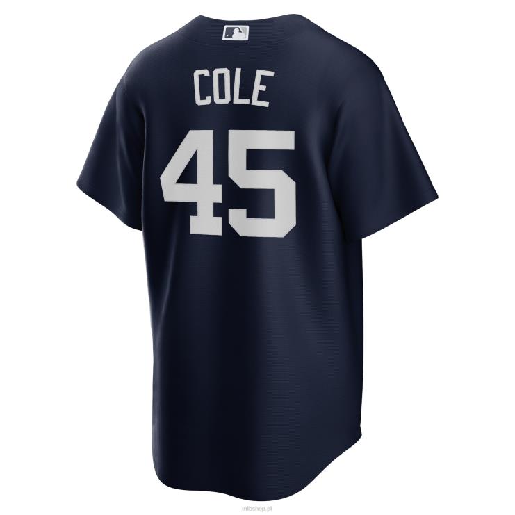 New York Yankees Gerrit Cole Nike Granatowa replika alternatywnej koszulki z nazwiskiem gracza mężczyźni 0J02V301 MLB Jerseys