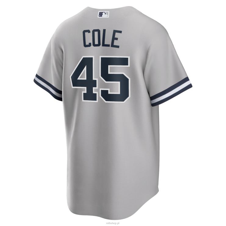 New York Yankees Gerrit Cole Nike Grey Road replika koszulki z nazwiskiem gracza mężczyźni 0J02V299 MLB Jerseys